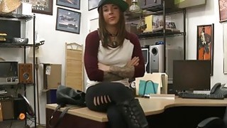 Dirty babe pawns her pussy and railed by horny pawn man